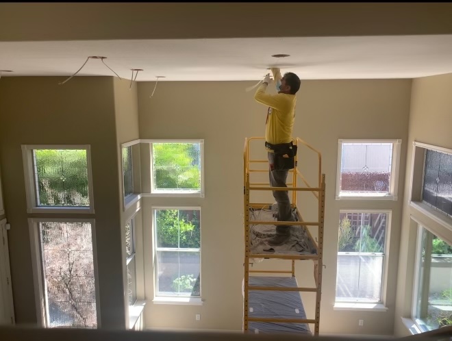 Team working on a project residential project.